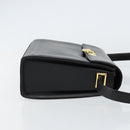 Christian Dior Shoulder Bag Leather Black Gold Auth 155073-3