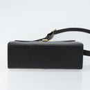 Christian Dior Shoulder Bag Leather Black Gold Auth 155073-5