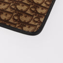 Christian Dior Trotter Canvas Shoulder Bag Brown Auth 155074-10