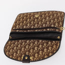Christian Dior Trotter Canvas Shoulder Bag Brown Auth 155074-13