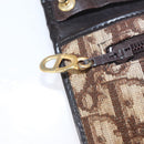 Christian Dior Trotter Canvas Shoulder Bag Brown Auth 155074-14