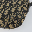 Christian Dior Trotter Canvas Shoulder Bag Navy Auth 155075-10