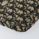 Christian Dior Trotter Canvas Shoulder Bag Navy Auth 155075-11