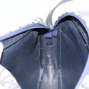 Christian Dior Trotter Canvas Shoulder Bag Navy Auth 155075-17