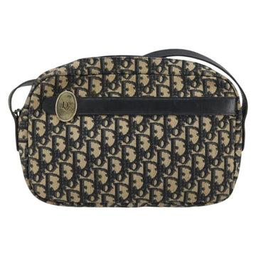 Christian Dior Trotter Canvas Shoulder Bag Navy Auth 155075 - 0
