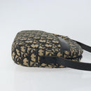 Christian Dior Trotter Canvas Shoulder Bag Navy Auth 155075-4