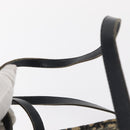 Christian Dior Trotter Canvas Hand Bag Navy Gold Auth 155076-8