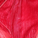 PRADA Hand Bag Nylon Leather 2way Red Gold Auth 155077-22