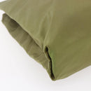 PRADA Tote Bag Nylon Green Silver Auth 155078-14