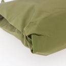 PRADA Tote Bag Nylon Green Silver Auth 155078-16