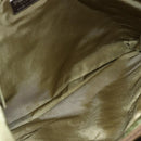 PRADA Tote Bag Nylon Green Silver Auth 155078-10