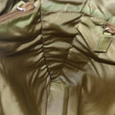 PRADA Tote Bag Nylon Green Silver Auth 155078-21