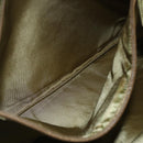 PRADA Tote Bag Nylon Green Silver Auth 155078-22