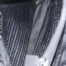 PRADA Tote Bag Nylon Black Silver Auth 155079-11