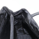 PRADA Tote Bag Nylon Black Silver Auth 155079-23