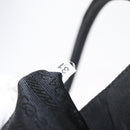 PRADA Tote Bag Nylon Black Silver Auth 155079-12