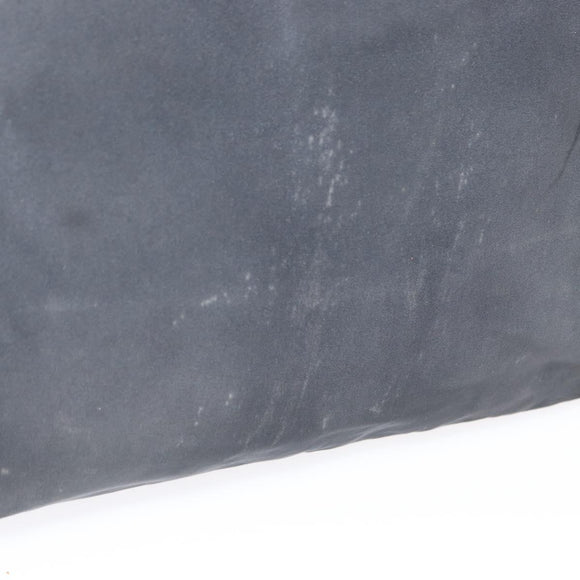PRADA Tote Bag Nylon Black Silver Auth 155079