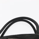 PRADA Tote Bag Nylon Black Silver Auth 155079-14