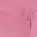 PRADA Hand Bag Nylon Pink Silver Auth 155083-10