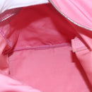 PRADA Hand Bag Nylon Pink Silver Auth 155083-19