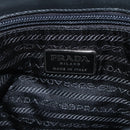 PRADA Tote Bag Nylon Green Silver Auth 155085-19