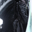 PRADA Tote Bag Nylon Green Silver Auth 155085-21