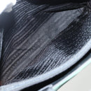 PRADA Tote Bag Nylon Green Silver Auth 155085-24