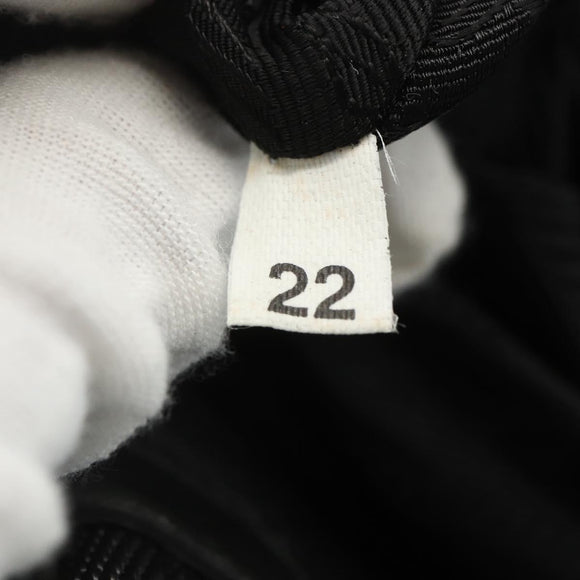 PRADA Tote Bag Nylon Green Silver Auth 155085