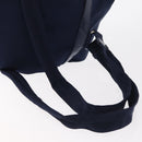 PRADA Backpack Nylon Blue Silver Auth 155086V-8