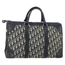 Christian Dior Trotter Canvas Hand Bag Navy Auth 155088-1