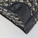 Christian Dior Trotter Canvas Hand Bag Navy Auth 155088-11