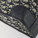 Christian Dior Trotter Canvas Hand Bag Navy Auth 155088-13
