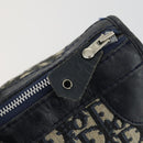 Christian Dior Trotter Canvas Hand Bag Navy Auth 155088-14