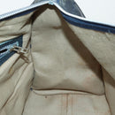 Christian Dior Trotter Canvas Hand Bag Navy Auth 155088-17