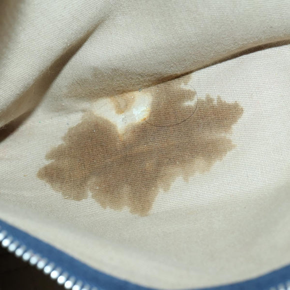 Christian Dior Trotter Canvas Hand Bag Navy Auth 155088