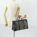 Christian Dior Trotter Canvas Hand Bag Navy Auth 155088-22
