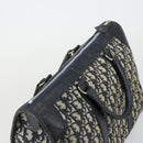 Christian Dior Trotter Canvas Hand Bag Navy Auth 155088-6