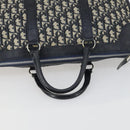 Christian Dior Trotter Canvas Hand Bag Navy Auth 155088-7