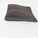 BOTTEGA VENETA INTRECCIATO Clutch Bag Leather Gray Auth 155090-4