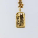 CHANEL Key Holder metal Gold CC Auth 155091V-5