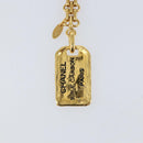 CHANEL Key Holder metal Gold CC Auth 155091V-9
