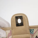 CHANEL Chain Shoulder Bag Cotton Pink Gold CC Auth 155094SAV-20