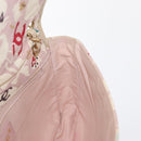 CHANEL Chain Shoulder Bag Cotton Pink Gold CC Auth 155094SAV-23