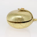 CHANEL Matelasse Clutch Bag Leather Gold CC Auth 155096-4