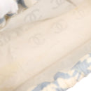 CHANEL Chain Shoulder Bag Canvas Gold Light Blue CC Auth 155097-16