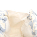 CHANEL Chain Shoulder Bag Canvas Gold Light Blue CC Auth 155097-17