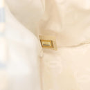 CHANEL Chain Shoulder Bag Canvas Gold Light Blue CC Auth 155097-19