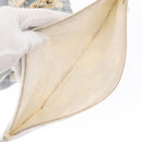 CHANEL Chain Shoulder Bag Canvas Gold Light Blue CC Auth 155097-22