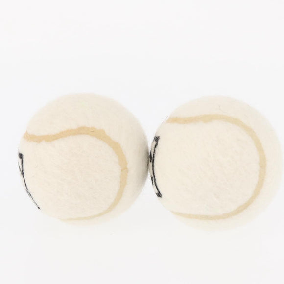 CHANEL Sports Line Set aus 4 Tennisbällen Weiß CC Auth 155098V