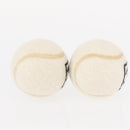 CHANEL Sports Line Set of 4 Tennis Balls White CC Auth 155098V-11